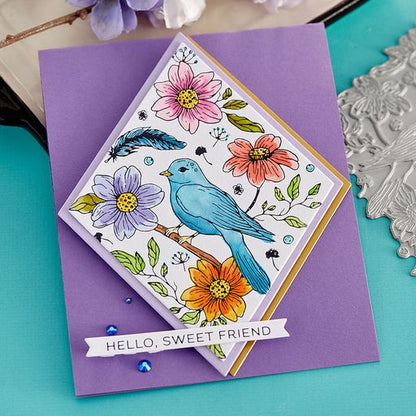 Plaque de presse Diamond Aviary de la collection BetterPress