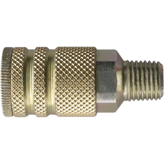 Raccords rapides - Industriels 1/4", Obturation unidirectionnelle - Raccords manuels, Acier inoxydable