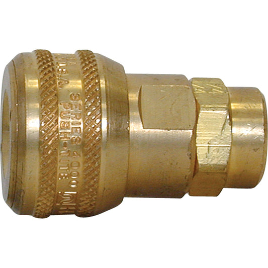 Raccords rapides - Industriels 3/8", à obturation unilatérale - Raccords automatiques, Laiton