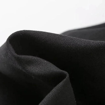 Tassel Hangings Collar Linen Dress