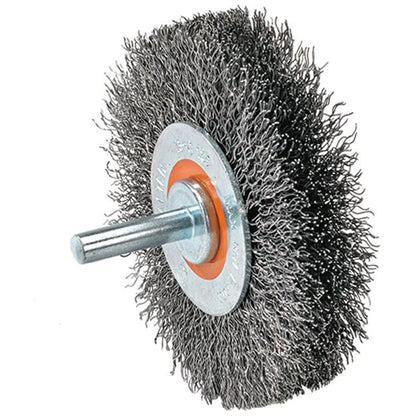 Brosse rotative à fils ondulés, 76,2 mm de diamètre, 0,3 mm de remplissage