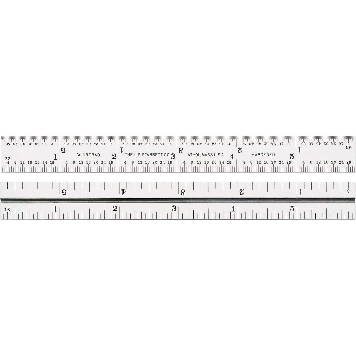 Junior Combination Squares, 6" L, 8/100" Graduations, Steel, Satin