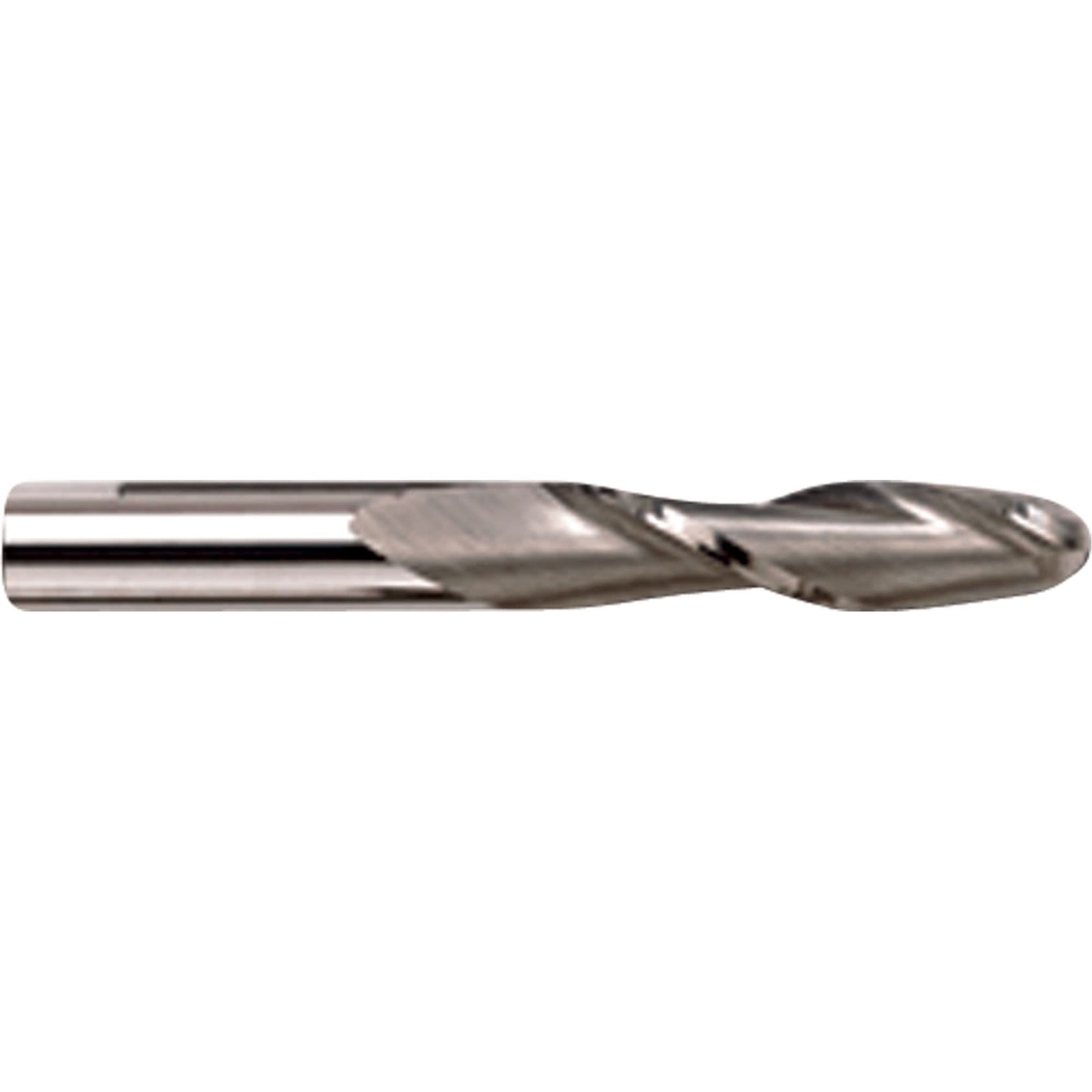 Ball End Extra Long Series End Mill, 5/8" Dia., 2 Flutes, Carbide