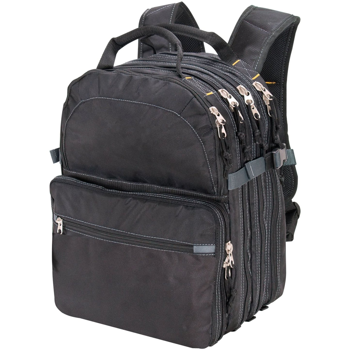 Sacs à dos porte-outils 75 poches, 13" L x 17-1/2" l, Noir, Nylon
