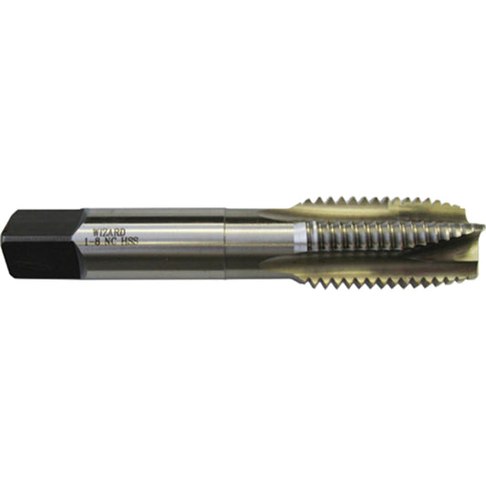 Bright Wizard Spiral Point Machine Tap, 7/8"-9 Thread, 4-11/16" L