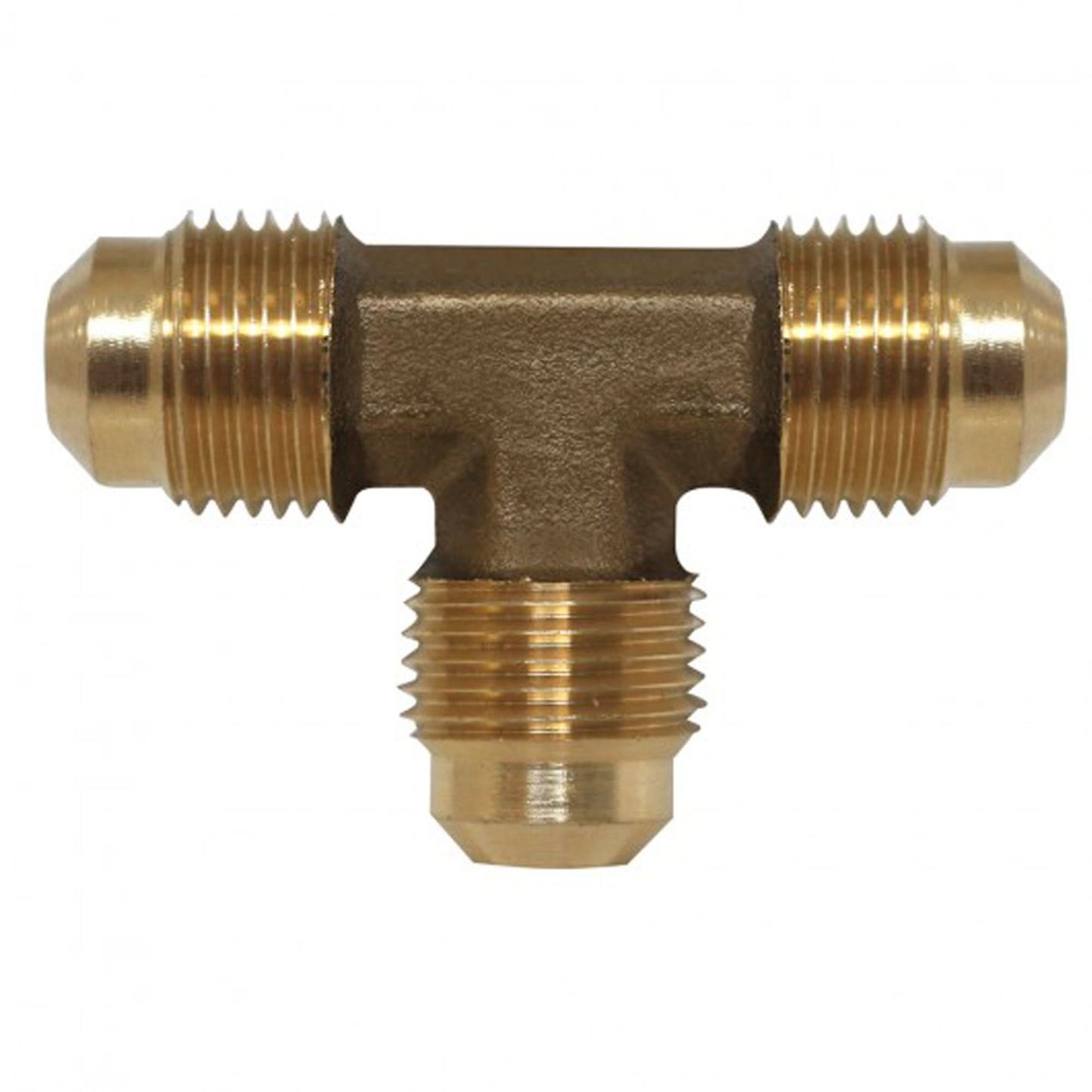 Flare Tee Extruded-tube On 3 Ends, 1/4"