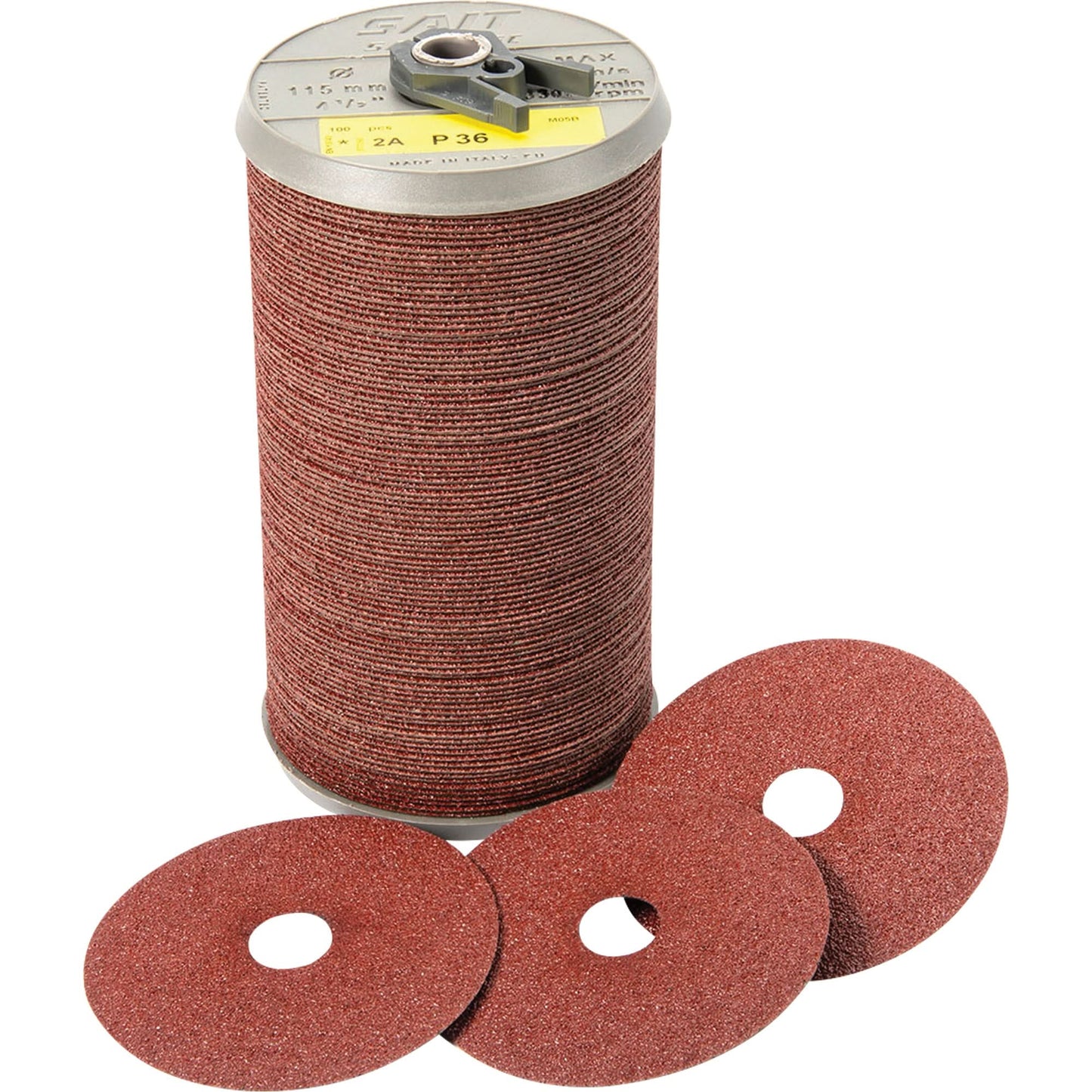 Blue Line™ General Purpose Fibre Disc, Aluminum Oxide, 50, 4-1/2" Dia x 7/8" Arbor