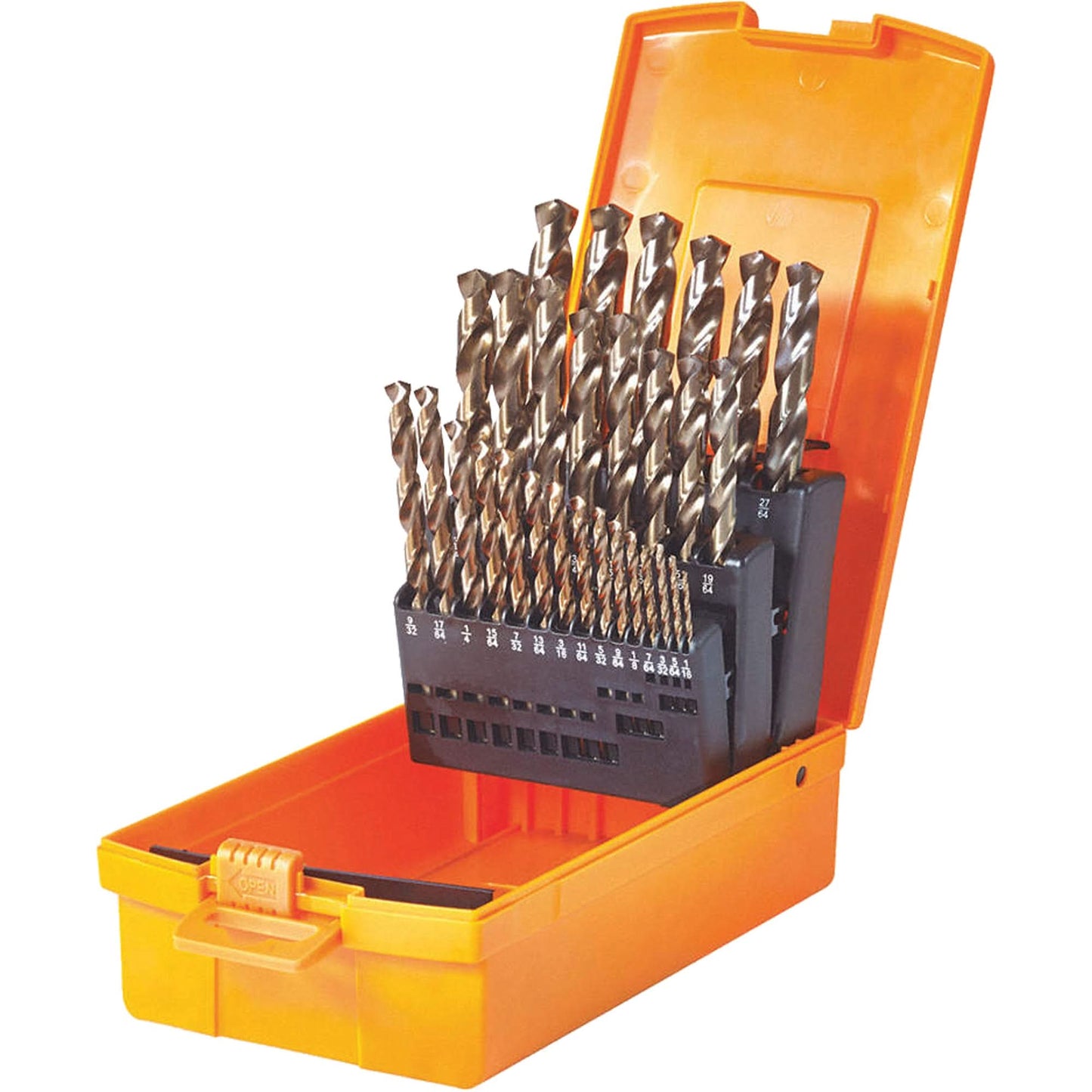 Reduced Shank Drill Bit Set, 29 Pieces, High Speed Steel