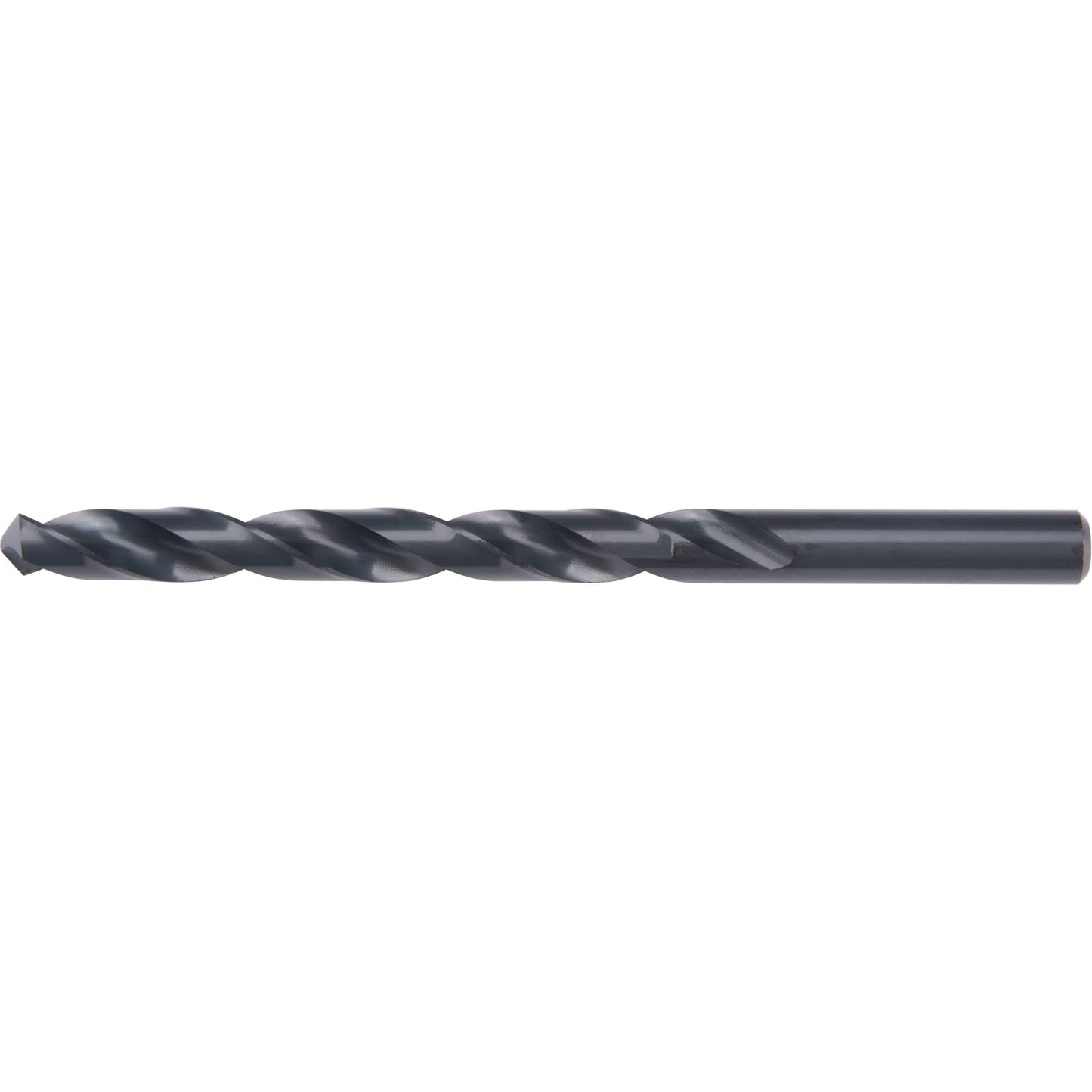 Jobber Drill Bit, High Speed Steel, 1/2", 6" L, 4-1/2" Flute, 118° Point Angle