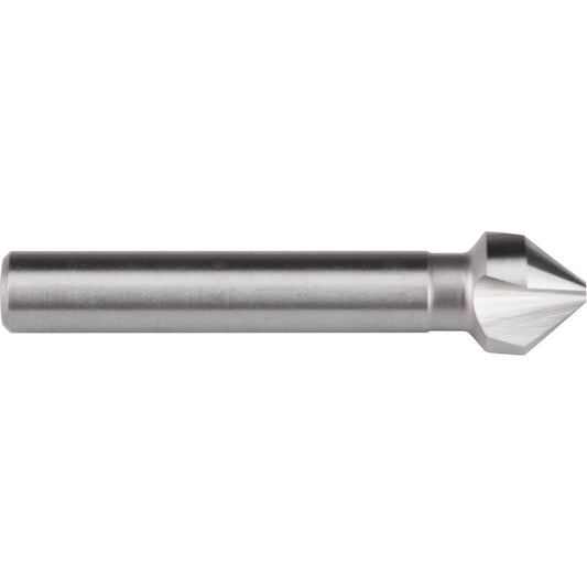 Straight Shank Countersink, 12.4 mm, High Speed Steel, 82° Angle, 3 Flutes