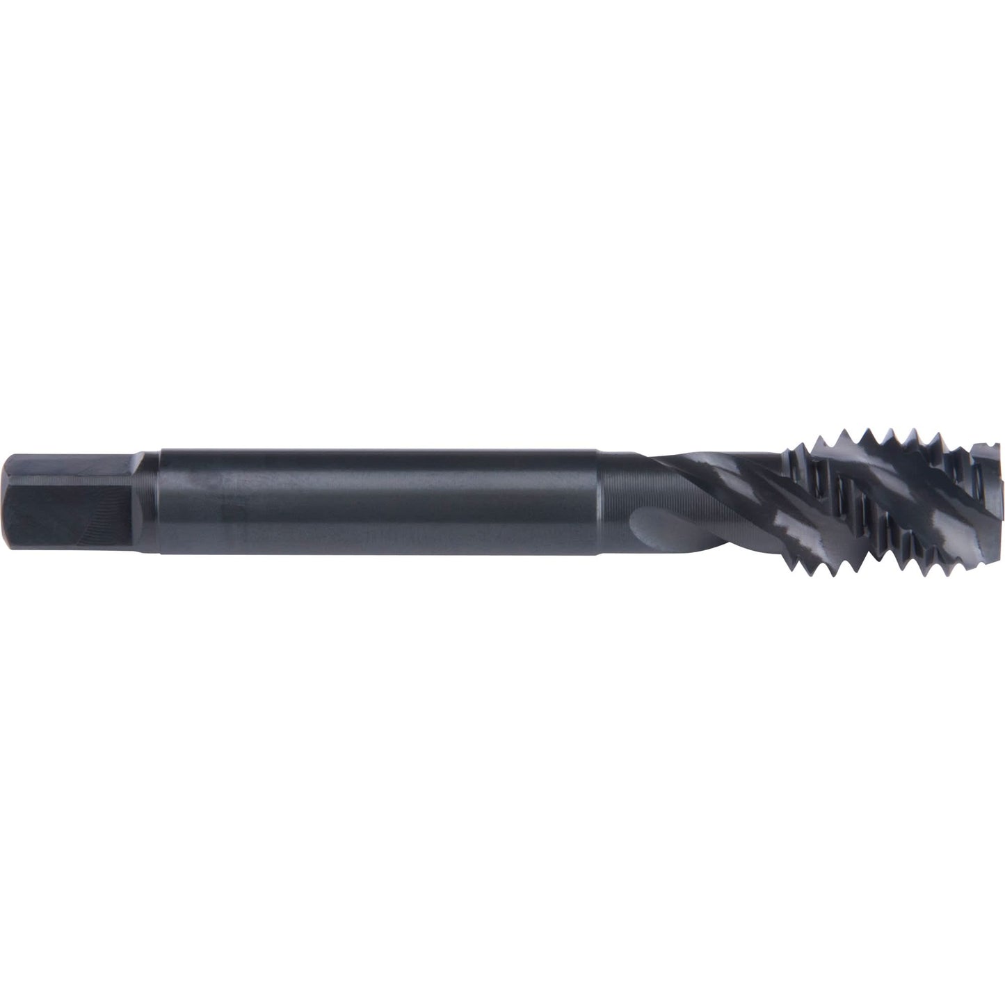 45° Spiral Flute Tap, High Speed Cobalt, 9/16"-18 Thread, 3-19/32" L