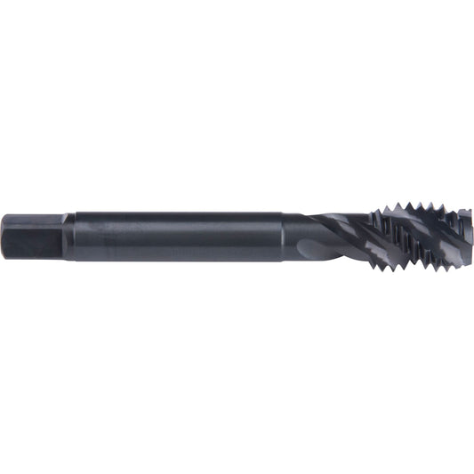 45° Spiral Flute Tap, High Speed Cobalt, 9/16"-18 Thread, 3-19/32" L