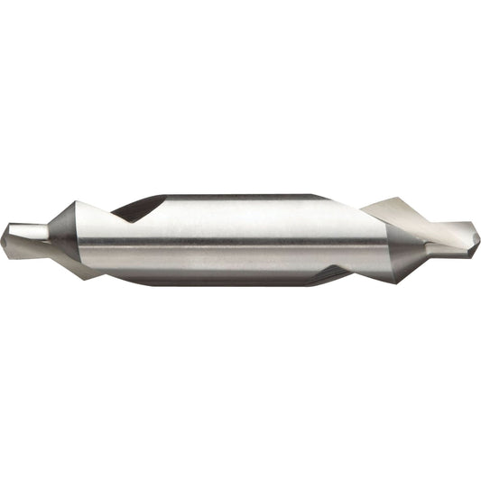 Combined Drill & Countersink, #4, 0.125" Small Diameter, 5/16" Large Diameter, High Speed Steel