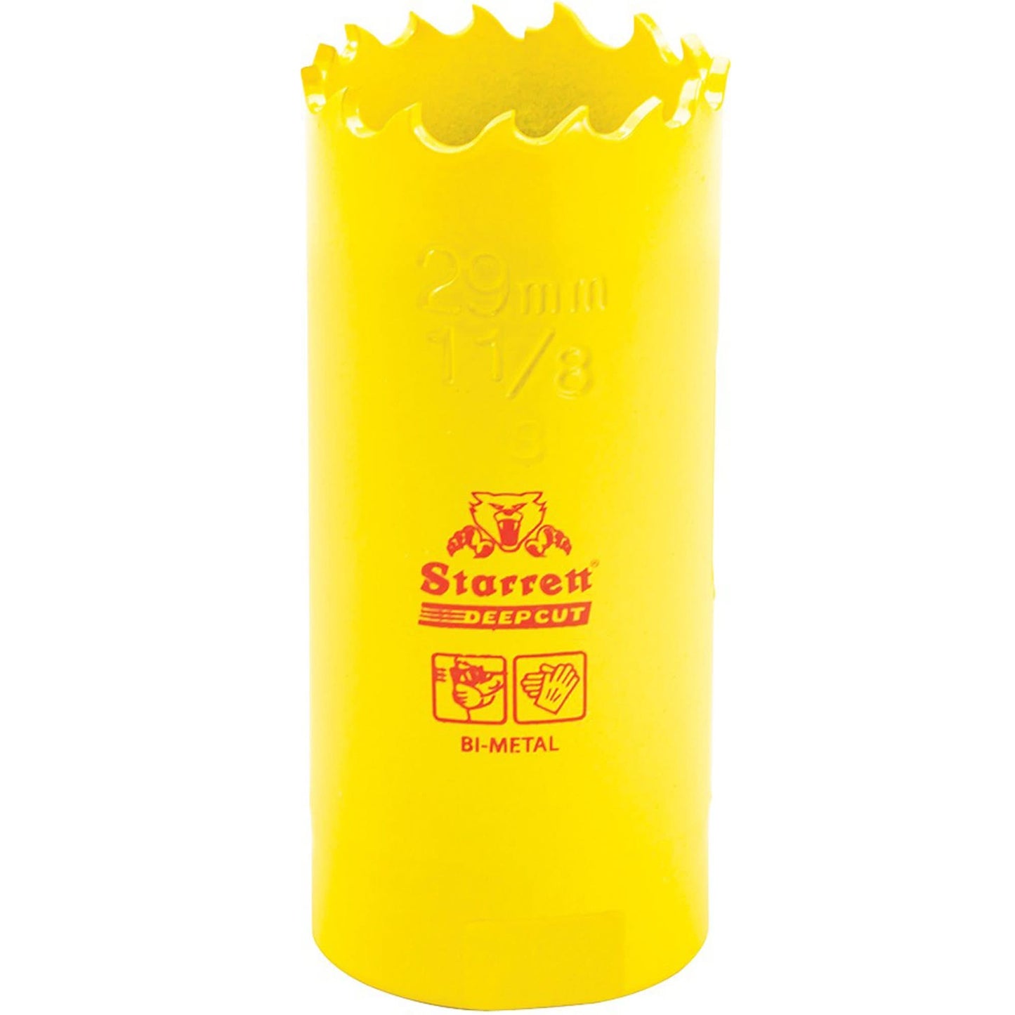 Bi-Metal Holesaw - 1-1/8", 1-1/8", 2" Depth of Cut, Bi-Metal
