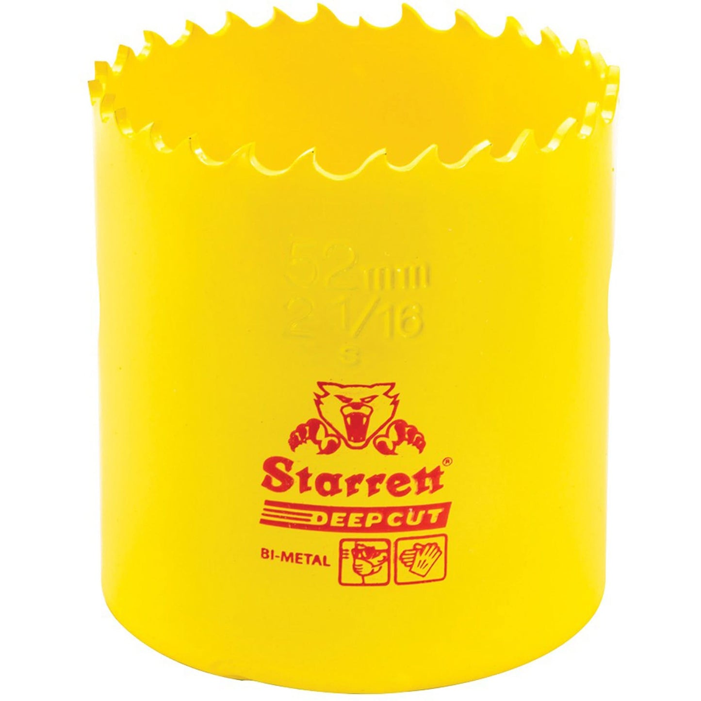 Bi-Metal Holesaw - 2-1/16, 2-1/16", 2" Depth of Cut, Bi-Metal