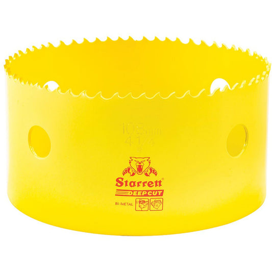 Scie cloche bimétal - 4-1/4", 4-1/4", Profondeur de coupe de 2", Bimétal