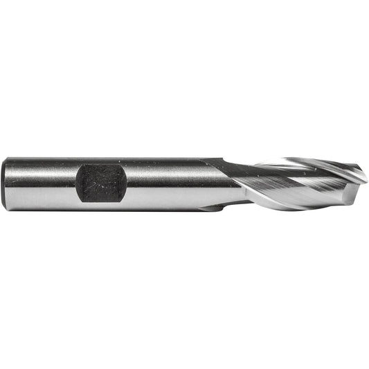 C601 End Mill, 1" Dia., 2 Flutes, High Speed Steel