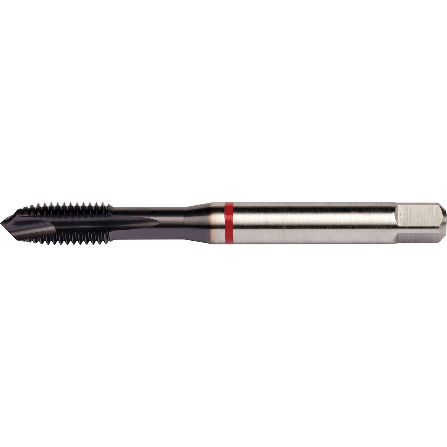 Red Shark Spiral Point Tap, High Speed Cobalt, 1/2"-13 Thread, 4.331" L
