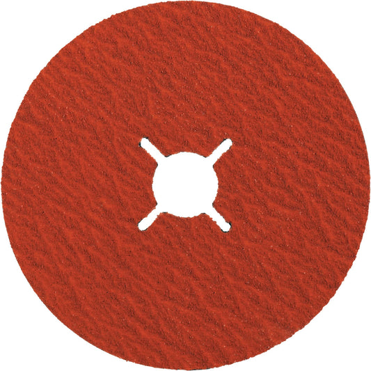 Cerabond X Fibre Disc, Ceramic, 60, 4-1/2" Dia x 7/8" Arbor