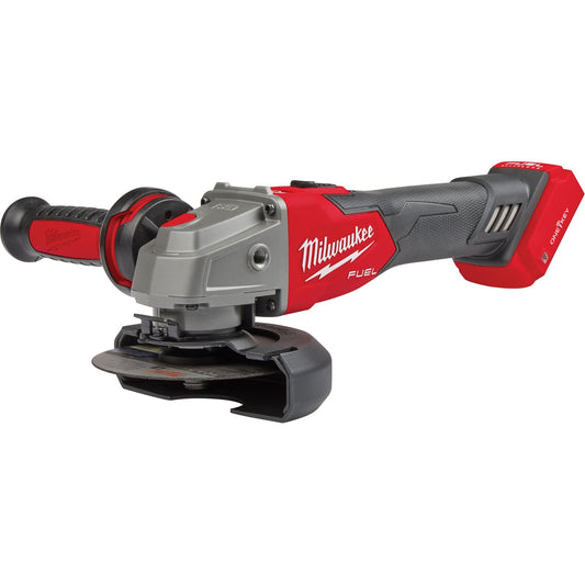 Meuleuse M18 Fuel™ à interrupteur à glissière et freinage avec One-Key™ (outil seul), disque de 4-1/2" ou 5", 18 V
