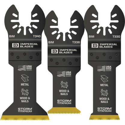 One Fit™ Storm™ Titanium Metal & Wood Blade Pack