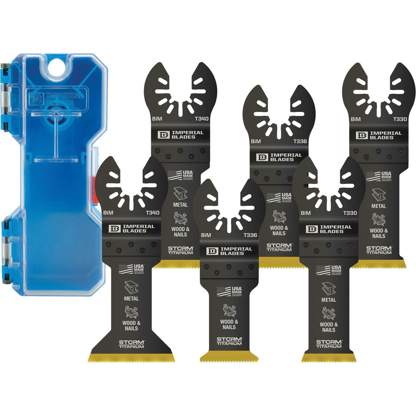 One Fit™ Storm™ Titanium Metal & Wood Blade Pack