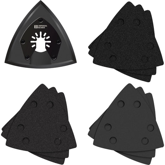 Ensemble de patins triangulaires oscillants et de papiers abrasifs assortis One Fit™