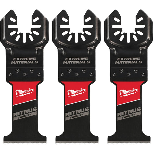 Nitrus Carbide™ Extreme Materials Universal Fit Open-Lok™ Oscillating Multi-Tool Blades
