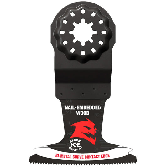 Lame oscillante bimétallique Demo Demon™ 2-1/2" Starlock pour bois avec clous