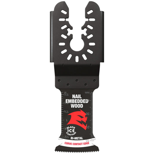 Demo Demon™ 1-1/4" Universal Fit Bi-Metal Oscillating Blades for Nail-Embedded Wood
