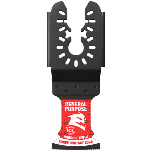 AMPED™ Demo Demon™ 1-1/4" Universal Fit Carbide Teeth Oscillating Blade for General Purpose Cuts