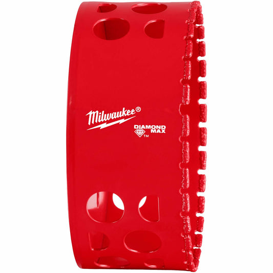 Diamond Max™ Hole Saw Bit, 4", 1-1/2" Depth of Cut, Diamond