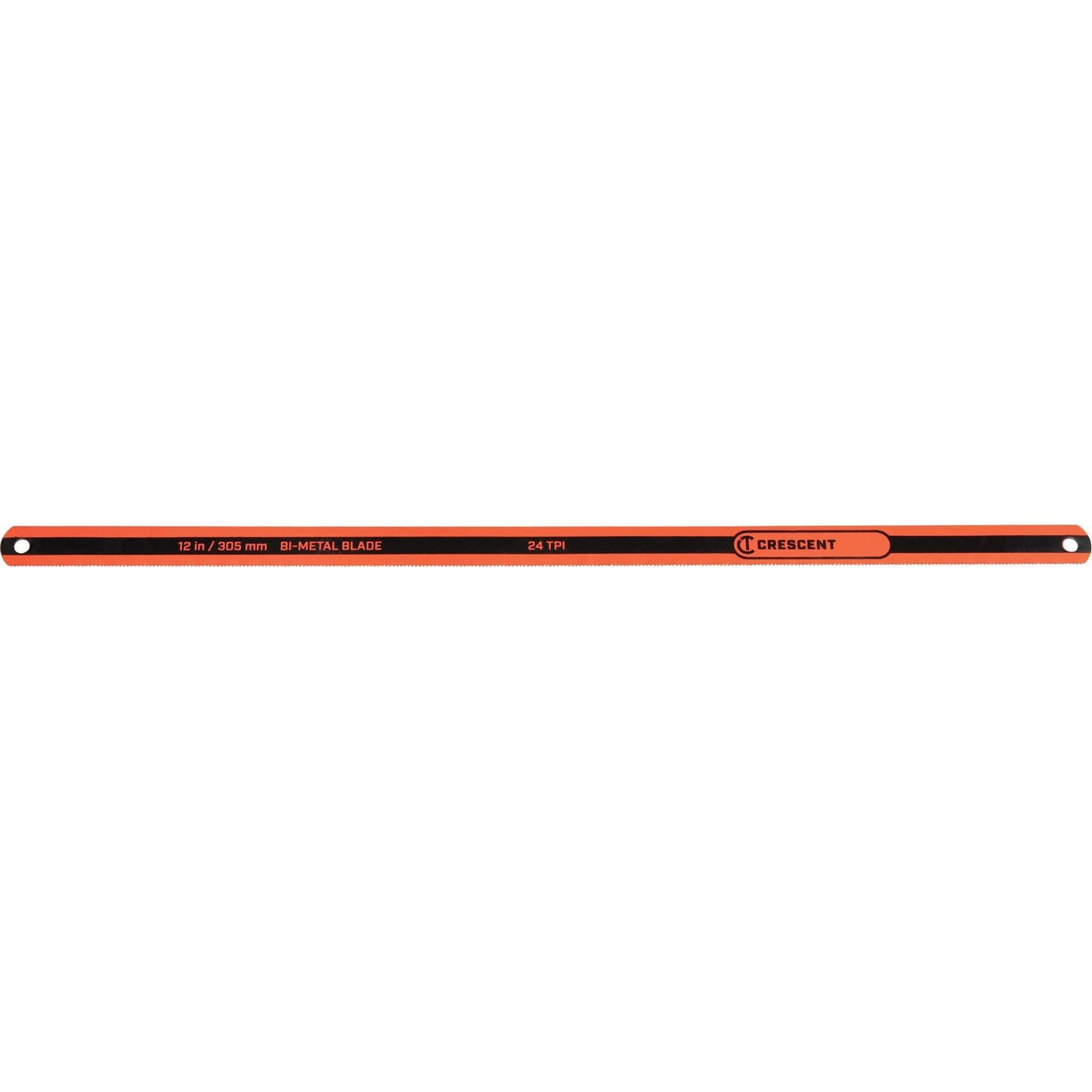 Hacksaw Replacement Blade, Bi-Metal, 12" L, 24 TPI