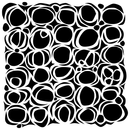The Crafters Workshop 6x6 Stencil Circles Nested
