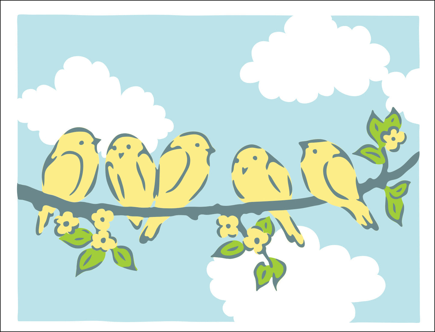The Crafters Workshop Layered Birds on a Branch