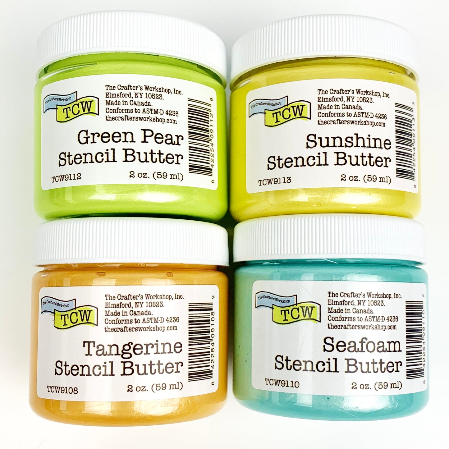 The Crafters Workshop (TCW) Stencil Butter 4-pack Citrus
