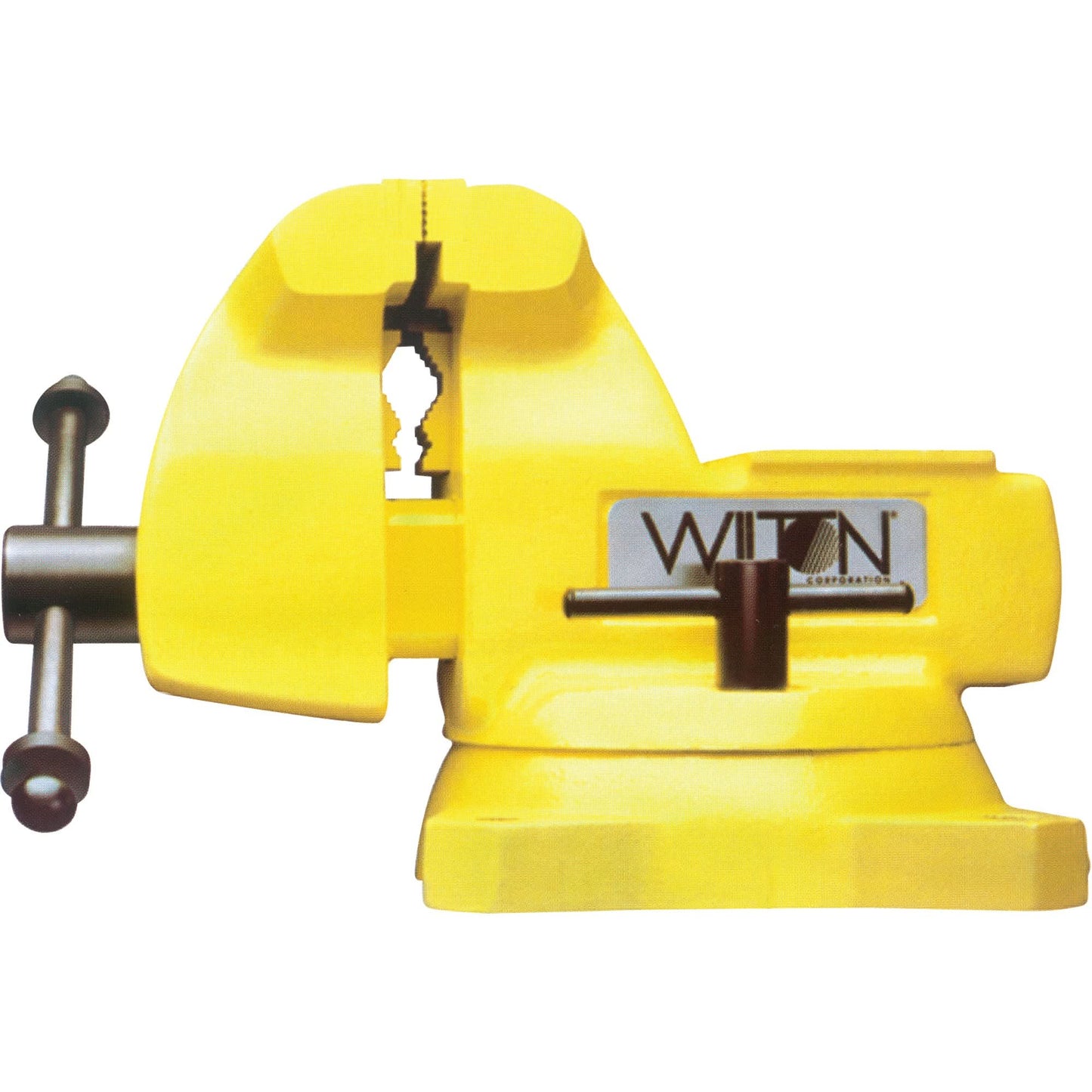 High Vis Safety Vise, 6" Jaw Width, 4-1/8" Throat Depth