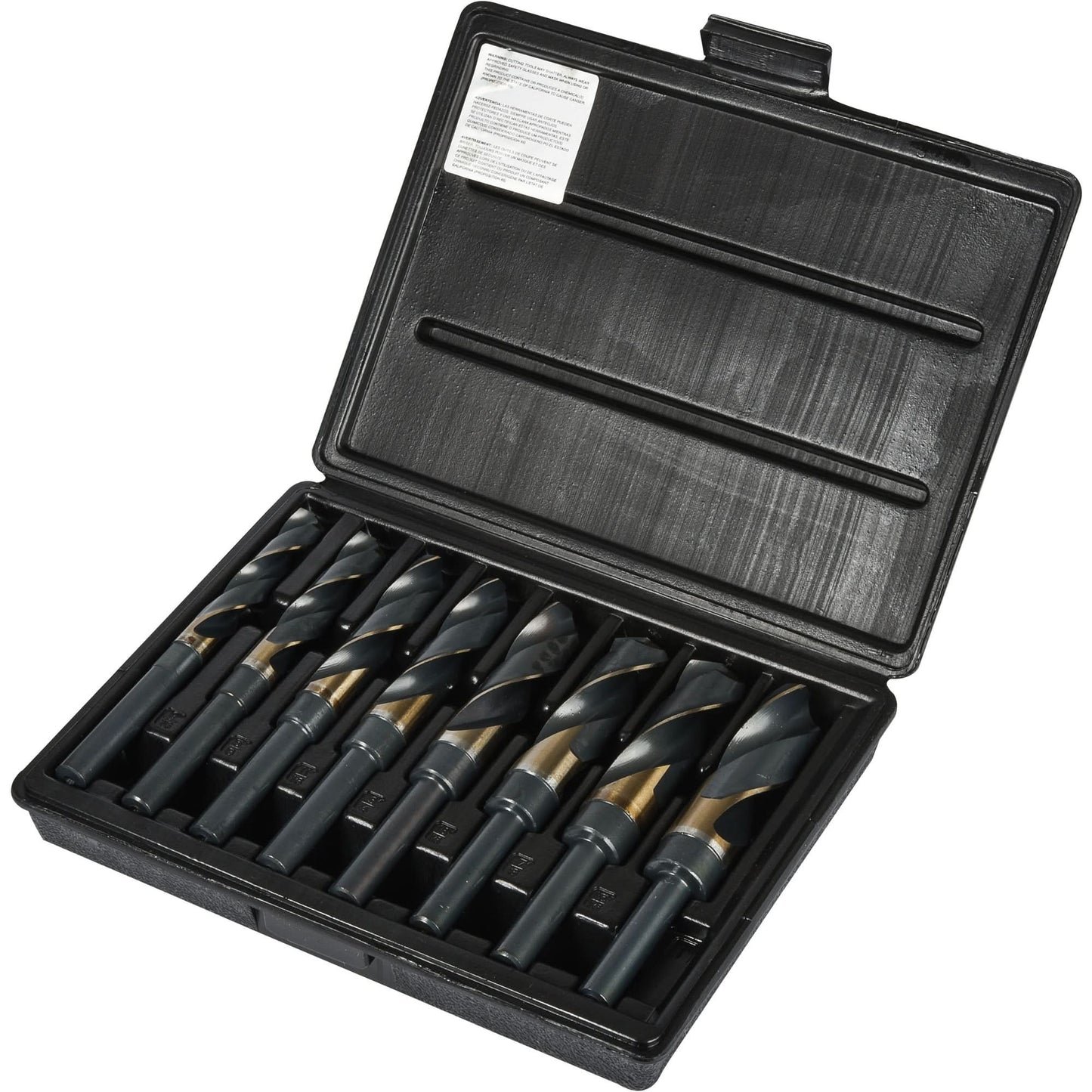 Reduced Shank Silver & Deming Drill Bit Set, 8 Pieces, High Speed Cobalt