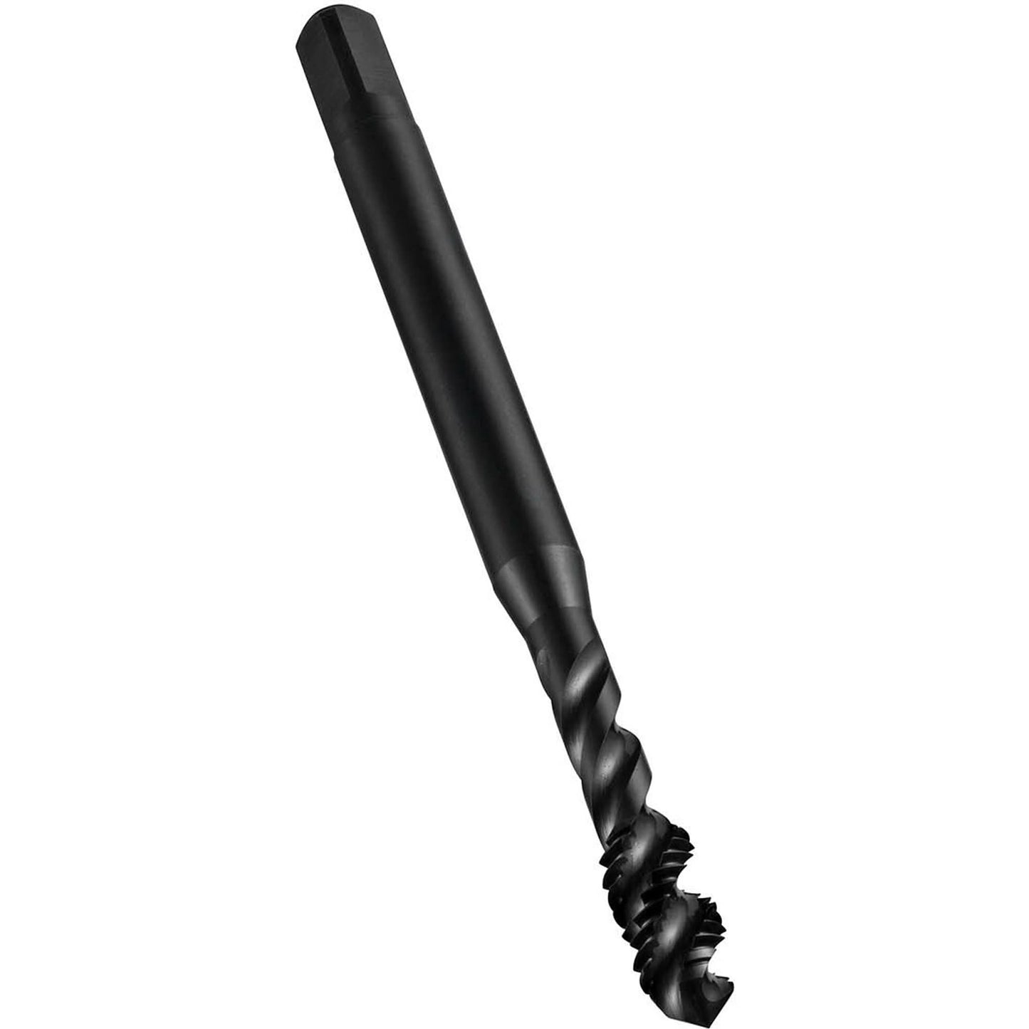 Spiral Flute Tap, High Speed Cobalt, M8x1.25 Thread, 2-23/32" L
