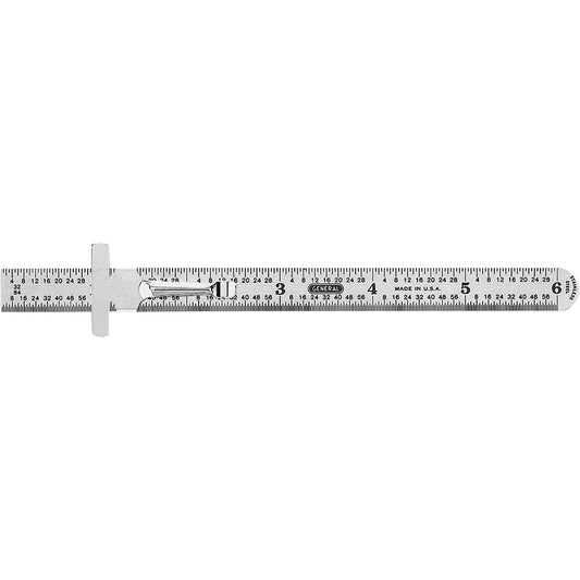 Règle flexible de précision industrielle, 15,24 cm L, acier