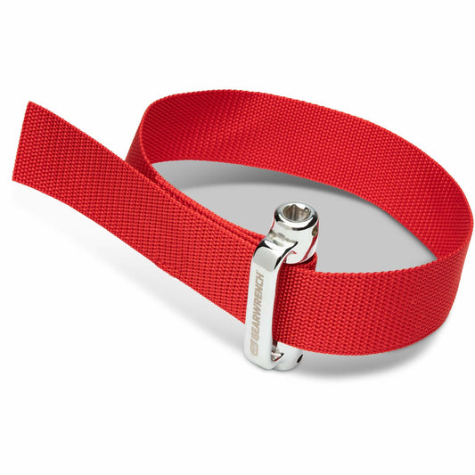 3/8" & 1/2" Drive Heavy-Duty Oil Filter Strap Wrench