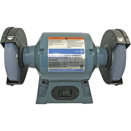 BGC-6 Heavy-Duty Bench Grinder, 6" Wheel Diameter, 1/3 HP