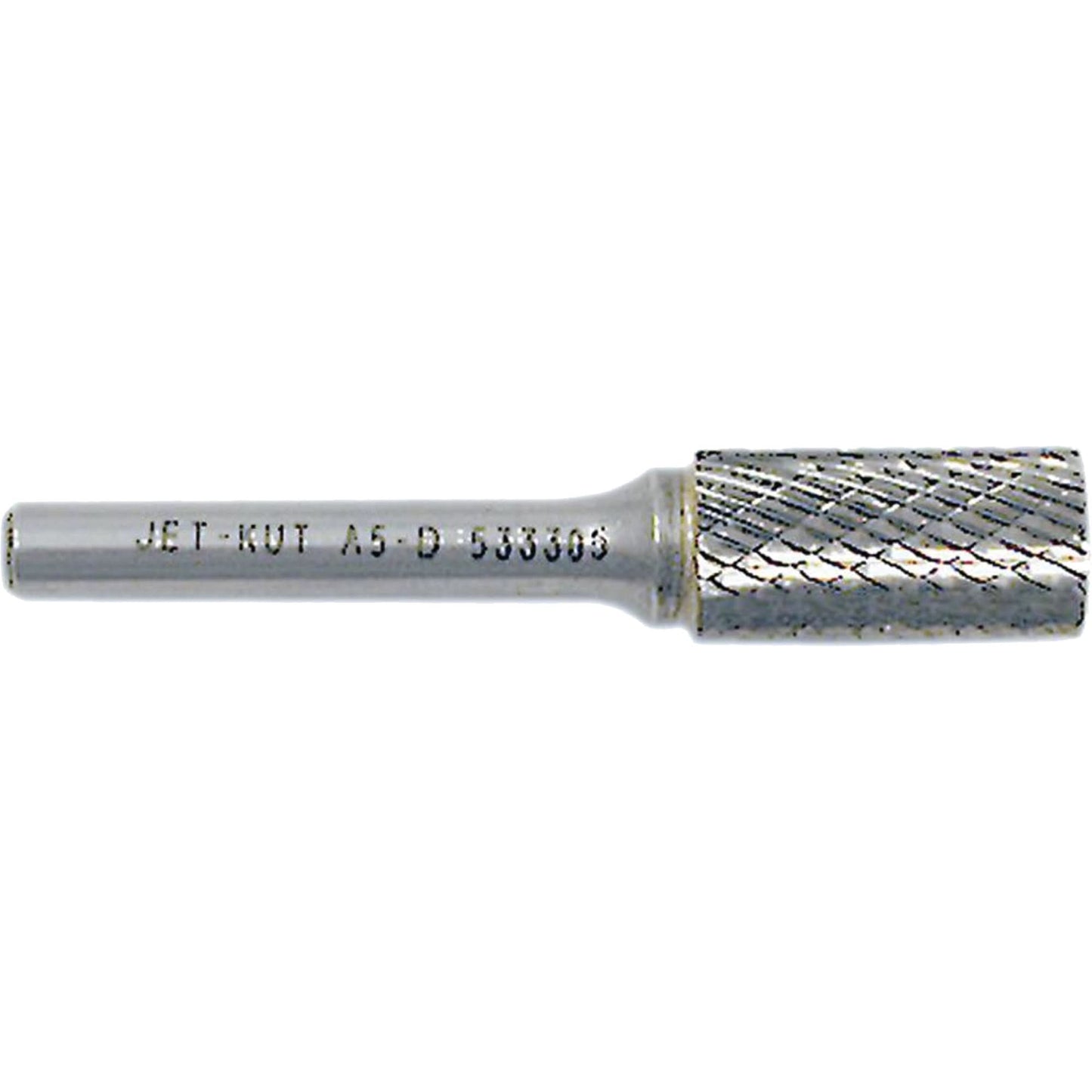 JET-KUT Cylindrical Shape Bur, 3/8" Dia., 1/4" Shank, 3/4" Depth of Cut