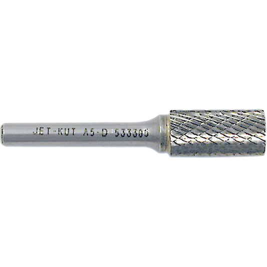 Cylindrical Burr, 5/8" Dia., 1/4" Shank, 1" Depth of Cut