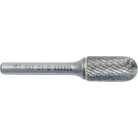 Fraise à bout rond, diamètre 5/8", profondeur de coupe 1"