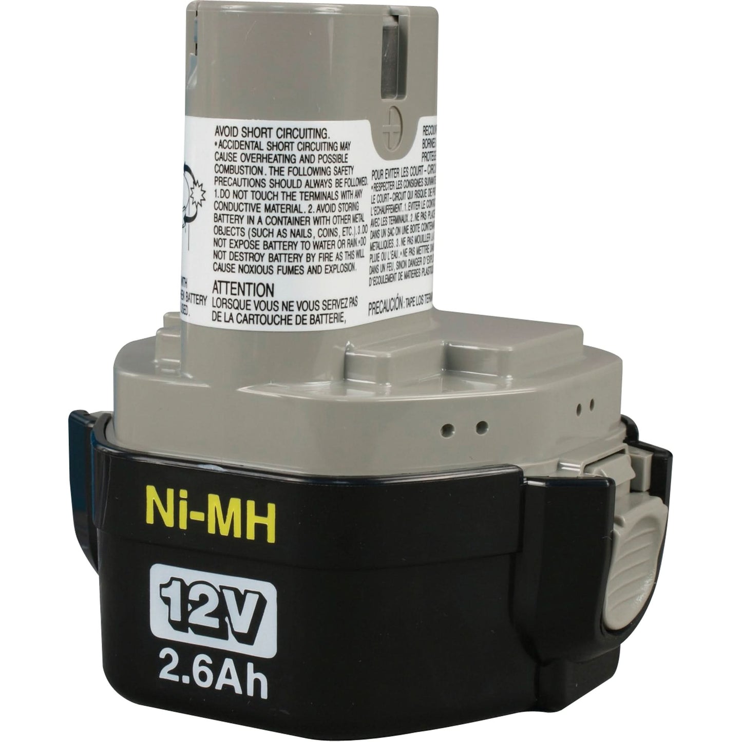 Pod-Style Battery, Ni-MH, 12 V, 2.6 A