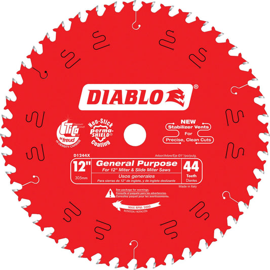 Lames de scie - Usage général, 12 po, 44 dents, pour bois
