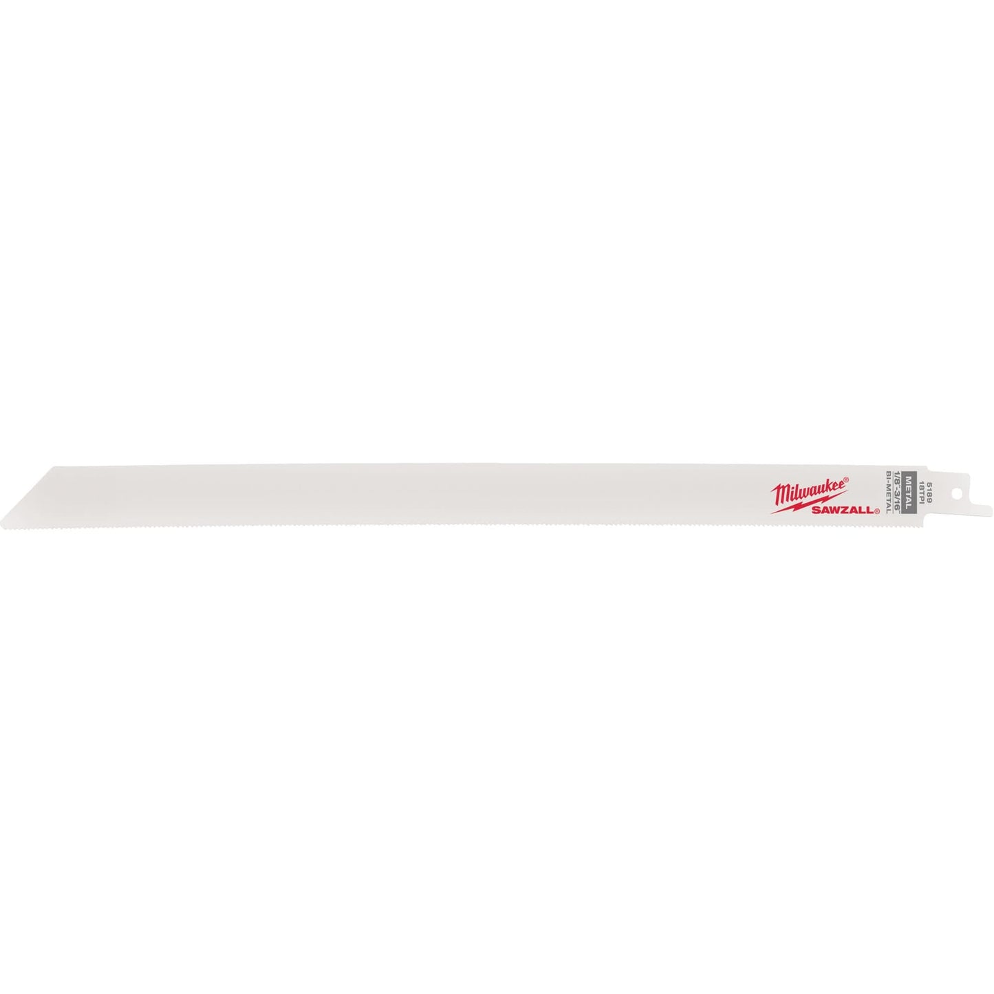 Sawzall® Blade, Bi-Metal, 18 TPI, 12" L x 3/4" W
