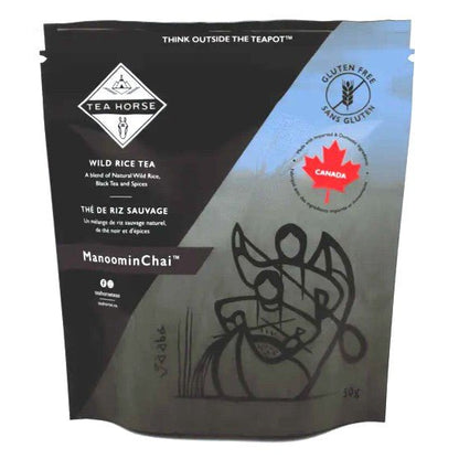 Tea - ManoominChai - Roasted Wild Rice & Spiced Black Tea (Gluten Free) - Indigenous