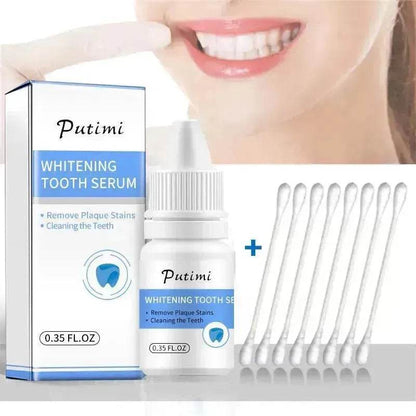 Teeth whitening plaque cleansing solution